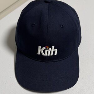 Kith Dark Blue Logo Cap